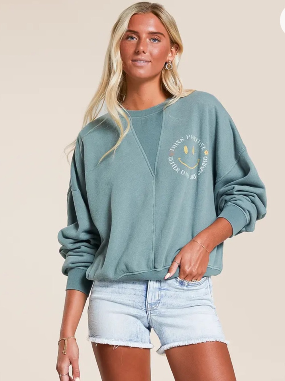 Modish rebel crewneck